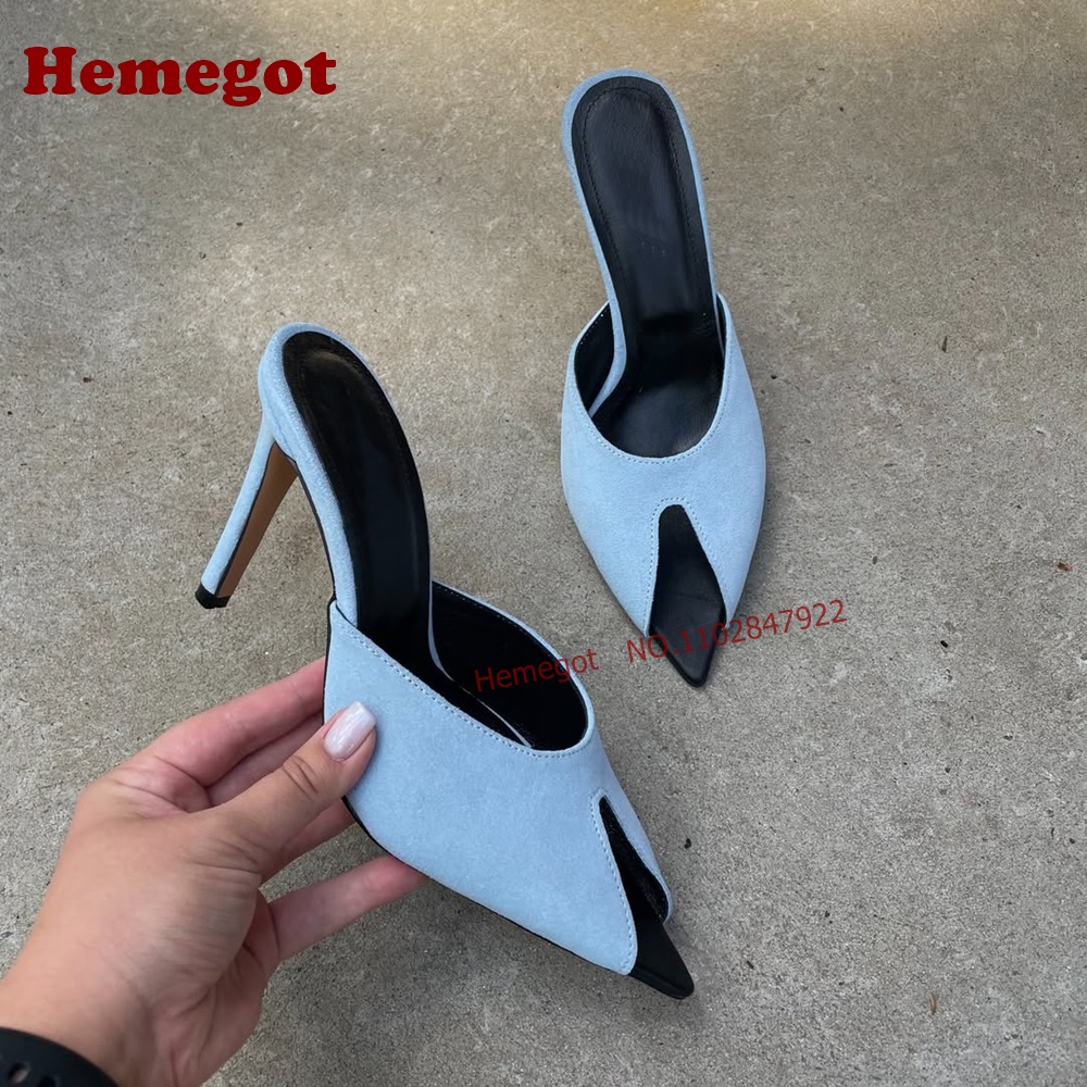Light Blue Suede Split Pointed - đánh giá và giá Slip Dress Satin