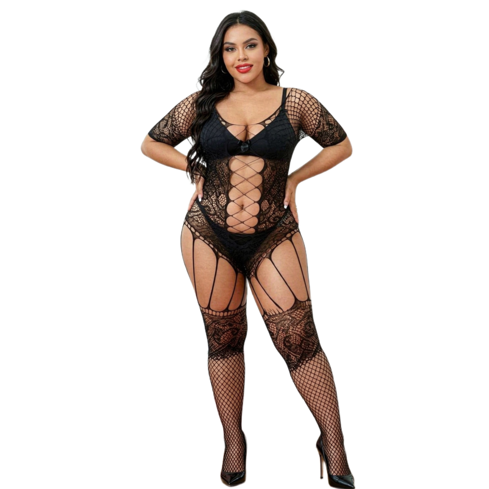 New Plus Size Bodystocking Bod - đánh giá và giá Bodystocking Fishnet