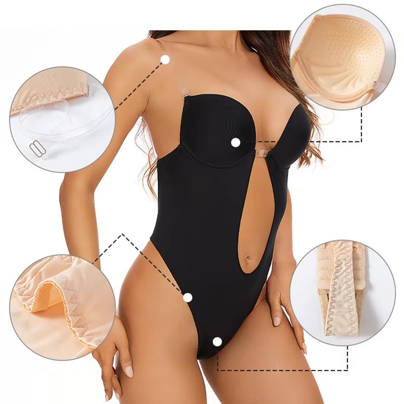 Anti Slip Glue Backless Body S - đánh giá và giá Shapewear Bodysuit Firm